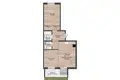 Wohnung 3 zimmer 75 m² Kalodziscanski sielski Saviet, Belarus