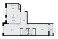 3 room apartment 63 m² Moscow, Russia