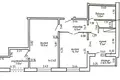 Квартира 3 комнаты 68 м² Копище, Беларусь