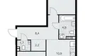 3 room apartment 67 m² poselenie Sosenskoe, Russia