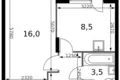 Mieszkanie 1 pokój 34 m² Sapronovo, Rosja