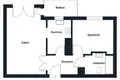 Wohnung 2 zimmer 47 m² in Warschau, Polen