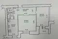 Mieszkanie 2 pokoi 53 m² Homel, Białoruś