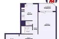 Wohnung 1 zimmer 44 m² Lasany, Belarus
