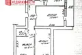 3 room apartment 63 m² Hrodna, Belarus