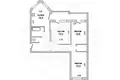Apartamento 3 habitaciones 80 m² Muchaviecki sielski Saviet, Belarús