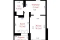 Wohnung 1 zimmer 44 m² Minsk, Weißrussland