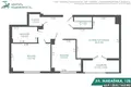 Appartement 3 chambres 66 m² Minsk, Bélarus