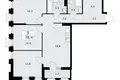 3 room apartment 78 m² Troitsk, Russia