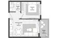Apartamento 1 habitación 43 m² Gazipasa, Turquía