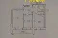 Mieszkanie 2 pokoi 52 m² Mińsk, Białoruś