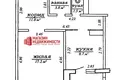 1 room apartment 43 m² Hrodna, Belarus