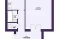 2 room apartment 51 m² Krasnadvorcy, Belarus