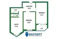 Квартира 2 комнаты 58 м² Минск, Беларусь