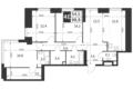 Квартира 4 комнаты 99 м² район Коньково, Россия