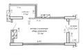 Квартира 1 комната 29 м² Минск, Беларусь