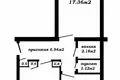 2 room apartment 48 m² Lyasny, Belarus