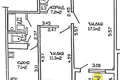 Wohnung 2 zimmer 47 m² Minsk, Belarus