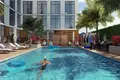 Residential complex New residence Elysee Heights with a swimming pool, JVC, Dubai, UAE