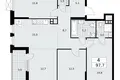 4 room apartment 98 m² Moscow, Russia