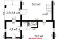 Dom 107 m² Kapciouski siel ski Saviet, Białoruś