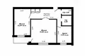 2 room apartment 50 m² Homel, Belarus