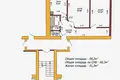 Apartamento 2 habitaciones 58 m² Kobriny, Bielorrusia