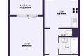 Apartamento 1 habitación 43 m² Minsk, Belarús