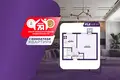 1 room apartment 21 m² Barysaw, Belarus