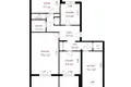 4 room apartment 85 m² Astravy, Belarus