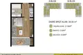 1 room apartment 39 m² Mezitli, Turkey