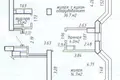 2 room apartment 58 m² Minsk, Belarus