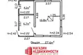 Casa 28 m² Kapciouski siel ski Saviet, Bielorrusia