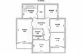 4 room apartment 101 m² Borisy, Belarus