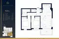 2 bedroom apartment 71 m² in Budva, Montenegro