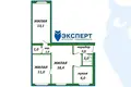 Mieszkanie 3 pokoi 57 m² Mińsk, Białoruś