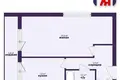 1 room apartment 39 m² Zarecca, Belarus