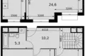 Квартира 3 комнаты 106 м² Развилка, Россия