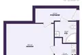 1 room apartment 32 m² Salihorsk, Belarus