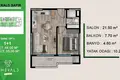 Mieszkanie 2 pokoi 55 m² Mezitli, Turcja