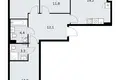 3 room apartment 79 m² Troitsk, Russia
