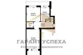 Квартира 2 комнаты 58 м² Мухавецкий сельский Совет, Беларусь