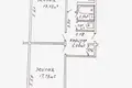 2 room apartment 50 m² Minsk, Belarus