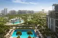 Residential complex New residence Parkside Views with swimming pools and lounge areas close to the city center, Dubai Hills, Dubai, UAE
