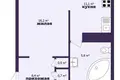 Квартира 3 комнаты 63 м² Сморгонь, Беларусь