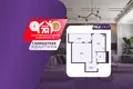 Квартира 1 комната 39 м² Минск, Беларусь