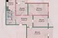 4 room apartment 82 m² Minsk, Belarus