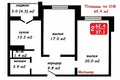 Wohnung 2 Zimmer 62 m² Barauljany, Weißrussland