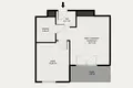 Квартира 2 комнаты 36 м² Варшава, Польша