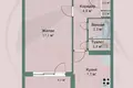 Apartamento 1 habitación 33 m² Minsk, Belarús